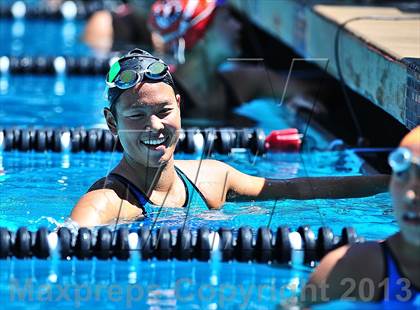 Thumbnail 3 in CIF SS D2 Girls Swimming Championships photogallery.