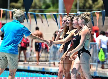 Thumbnail 1 in CIF SS D2 Girls Swimming Championships photogallery.