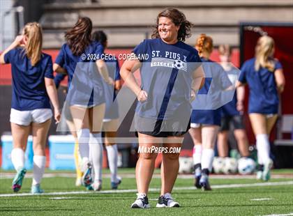Thumbnail 1 in St. Pius X Catholic vs. Lassiter (GHSA 6A Quarterfinal) photogallery.