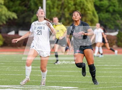 Thumbnail 2 in St. Pius X Catholic vs. Lassiter (GHSA 6A Quarterfinal) photogallery.