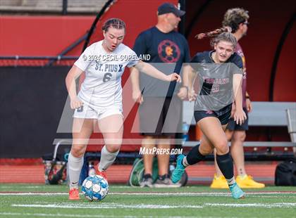 Thumbnail 3 in St. Pius X Catholic vs. Lassiter (GHSA 6A Quarterfinal) photogallery.