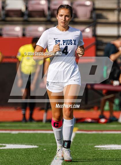 Thumbnail 2 in St. Pius X Catholic vs. Lassiter (GHSA 6A Quarterfinal) photogallery.
