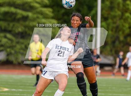 Thumbnail 2 in St. Pius X Catholic vs. Lassiter (GHSA 6A Quarterfinal) photogallery.