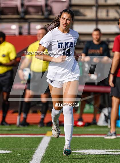 Thumbnail 3 in St. Pius X Catholic vs. Lassiter (GHSA 6A Quarterfinal) photogallery.