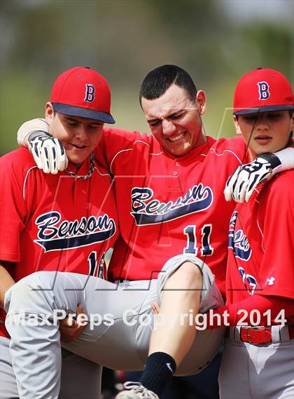 Thumbnail 2 in Mountain View vs Benson (Lancer Baseball Classic) photogallery.
