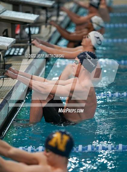 Thumbnail 3 in NCHSAA 4A State Swimming Championship photogallery.