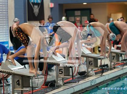 Thumbnail 3 in NCHSAA 4A State Swimming Championship photogallery.