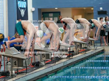 Thumbnail 3 in NCHSAA 4A State Swimming Championship photogallery.