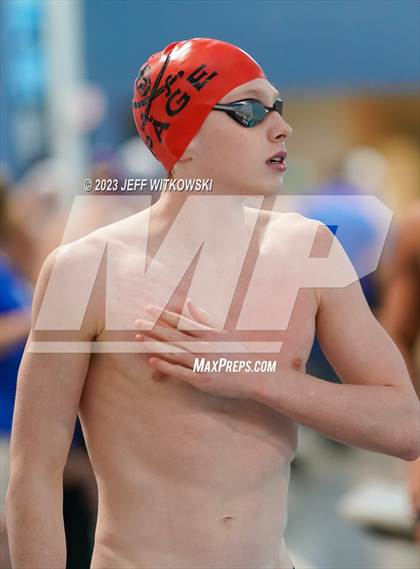 Thumbnail 1 in NCHSAA 4A State Swimming Championship photogallery.
