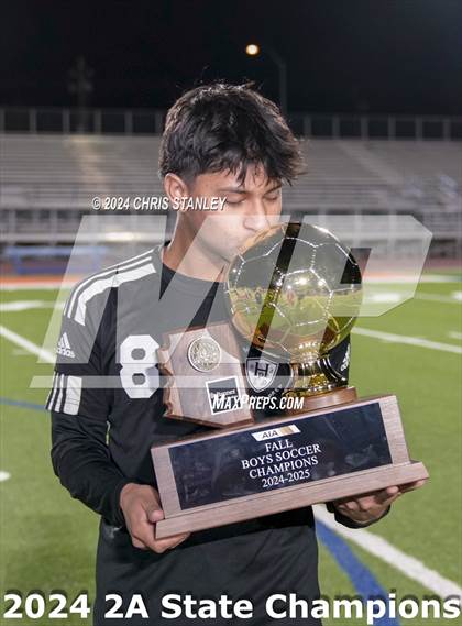 Thumbnail 3 in Madison Highland Prep vs Snowflake (AIA-2A Awards) photogallery.