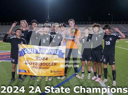 Thumbnail 1 in Madison Highland Prep vs Snowflake (AIA-2A Awards) photogallery.