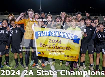 Thumbnail 3 in Madison Highland Prep vs Snowflake (AIA-2A Awards) photogallery.