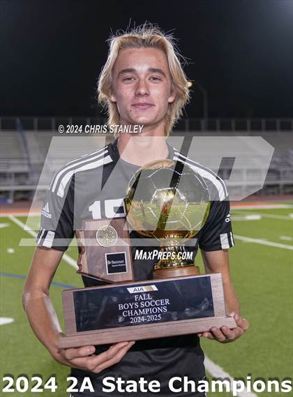 Thumbnail 2 in Madison Highland Prep vs Snowflake (AIA-2A Awards) photogallery.