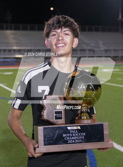 Thumbnail 3 in Madison Highland Prep vs Snowflake (AIA-2A Awards) photogallery.