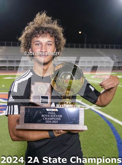 Thumbnail 2 in Madison Highland Prep vs Snowflake (AIA-2A Awards) photogallery.