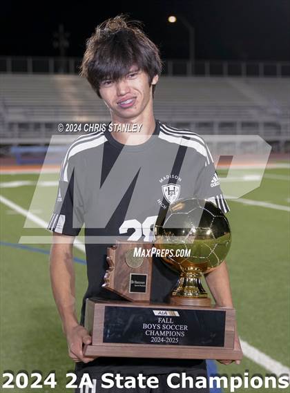 Thumbnail 3 in Madison Highland Prep vs Snowflake (AIA-2A Awards) photogallery.