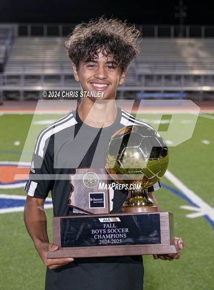 Thumbnail 3 in Madison Highland Prep vs Snowflake (AIA-2A Awards) photogallery.