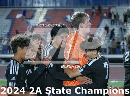 Thumbnail 3 in Madison Highland Prep vs Snowflake (AIA-2A Awards) photogallery.