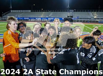 Thumbnail 2 in Madison Highland Prep vs Snowflake (AIA-2A Awards) photogallery.