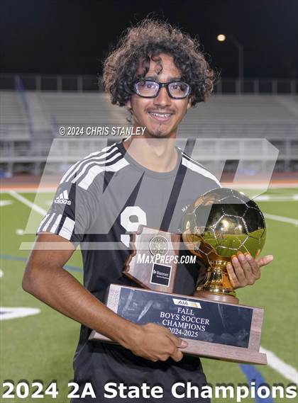 Thumbnail 2 in Madison Highland Prep vs Snowflake (AIA-2A Awards) photogallery.