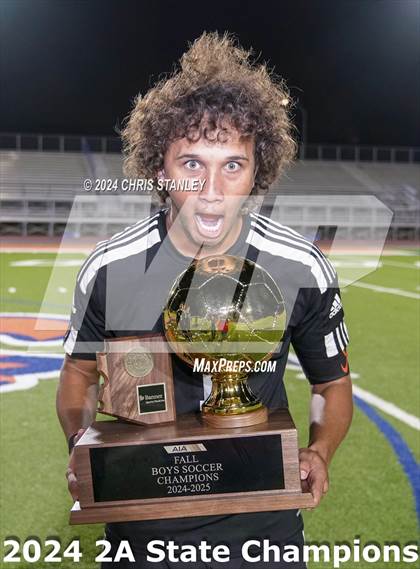 Thumbnail 1 in Madison Highland Prep vs Snowflake (AIA-2A Awards) photogallery.