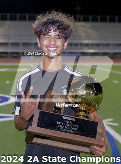 Thumbnail 3 in Madison Highland Prep vs Snowflake (AIA-2A Awards) photogallery.