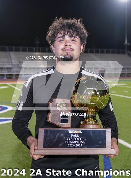 Thumbnail 3 in Madison Highland Prep vs Snowflake (AIA-2A Awards) photogallery.