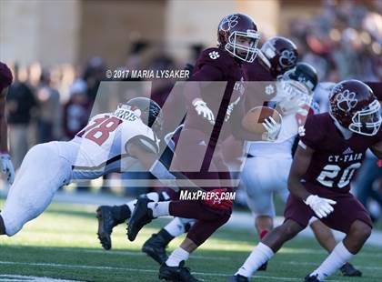 Thumbnail 3 in Cy-Fair vs. Langham Creek (UIL 6A DII Quarter Final Playoffs) photogallery.