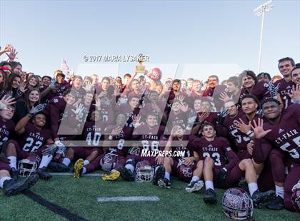Thumbnail 3 in Cy-Fair vs. Langham Creek (UIL 6A DII Quarter Final Playoffs) photogallery.