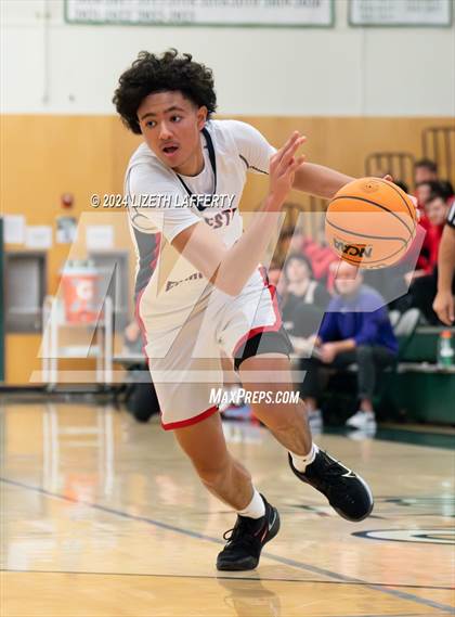 Thumbnail 2 in Notre Dame Prep vs Modesto Christian (MLK Classic) photogallery.
