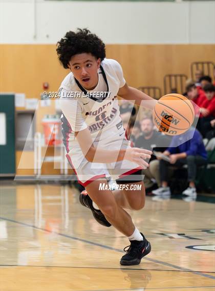 Thumbnail 1 in Notre Dame Prep vs Modesto Christian (MLK Classic) photogallery.