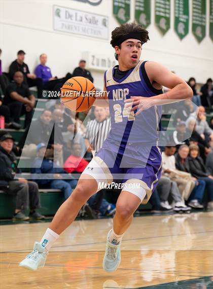 Thumbnail 2 in Notre Dame Prep vs Modesto Christian (MLK Classic) photogallery.