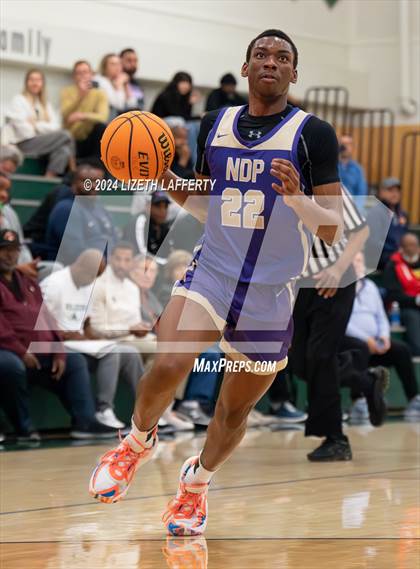 Thumbnail 2 in Notre Dame Prep vs Modesto Christian (MLK Classic) photogallery.