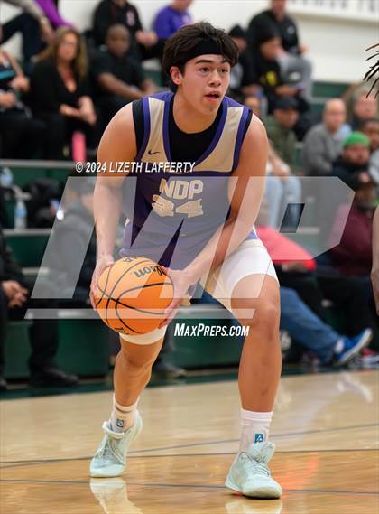 Thumbnail 1 in Notre Dame Prep vs Modesto Christian (MLK Classic) photogallery.