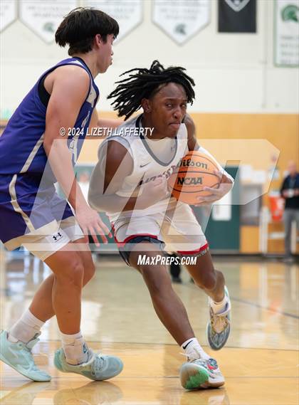 Thumbnail 1 in Notre Dame Prep vs Modesto Christian (MLK Classic) photogallery.