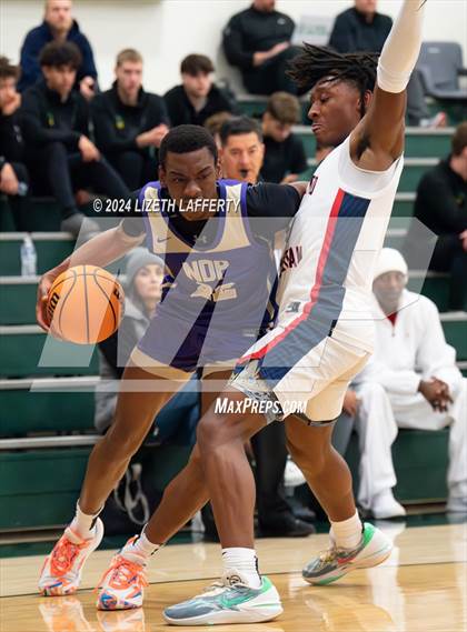 Thumbnail 3 in Notre Dame Prep vs Modesto Christian (MLK Classic) photogallery.