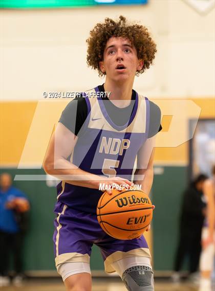 Thumbnail 2 in Notre Dame Prep vs Modesto Christian (MLK Classic) photogallery.