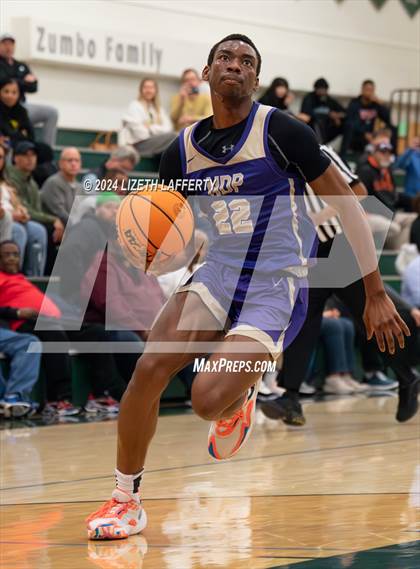 Thumbnail 1 in Notre Dame Prep vs Modesto Christian (MLK Classic) photogallery.