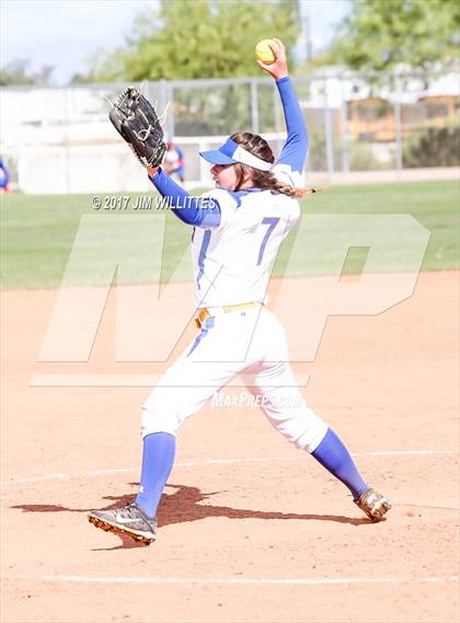 Thumbnail 1 in Nogales vs Tombstone (Chandler Prep Softball Classic) photogallery.
