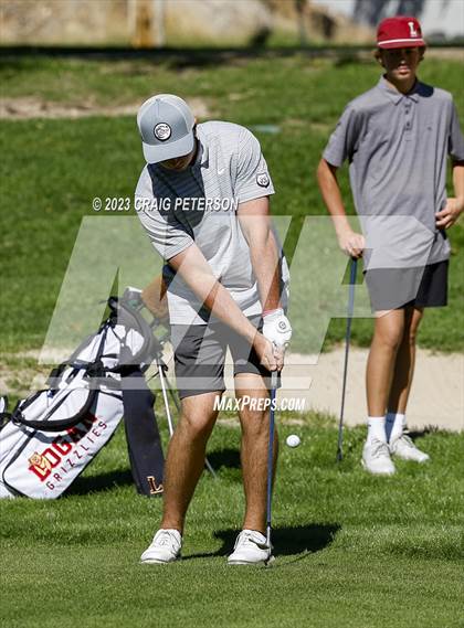 Thumbnail 3 in Utah 4A Region 11 Boys Golf Meet photogallery.