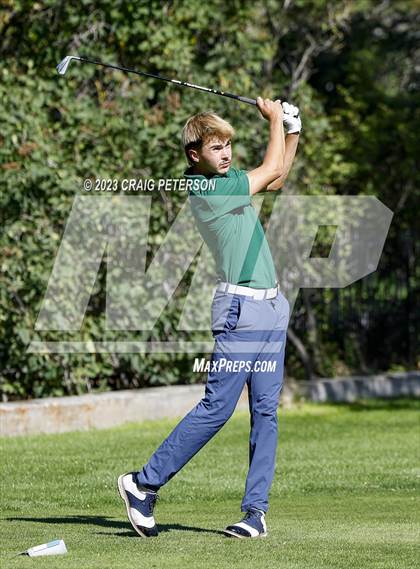 Thumbnail 3 in Utah 4A Region 11 Boys Golf Meet photogallery.
