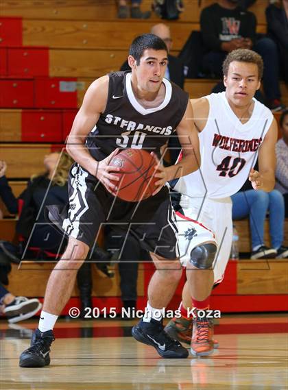 Thumbnail 3 in Harvard-Westlake vs. St. Francis photogallery.