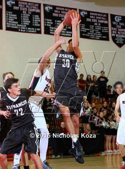 Thumbnail 1 in Harvard-Westlake vs. St. Francis photogallery.