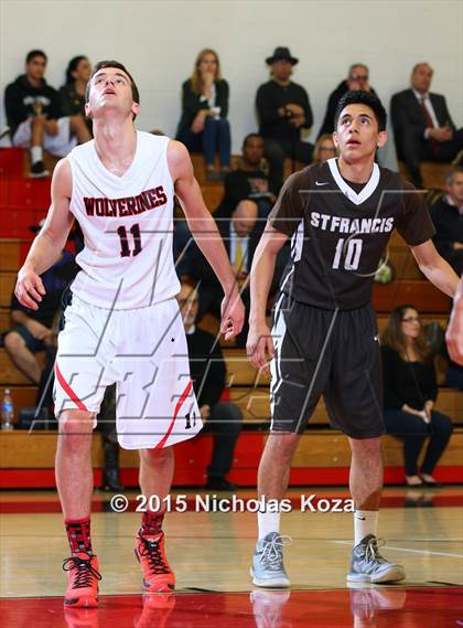 Thumbnail 1 in Harvard-Westlake vs. St. Francis photogallery.