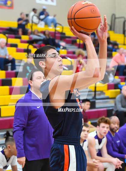 Thumbnail 1 in Rolling Hills Prep vs. Millennium (Hoophall West Tournament) photogallery.