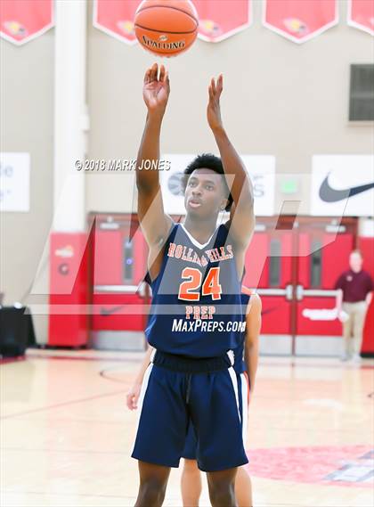 Thumbnail 1 in Rolling Hills Prep vs. Millennium (Hoophall West Tournament) photogallery.