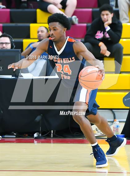 Thumbnail 3 in Rolling Hills Prep vs. Millennium (Hoophall West Tournament) photogallery.
