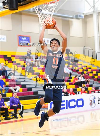 Thumbnail 2 in Rolling Hills Prep vs. Millennium (Hoophall West Tournament) photogallery.