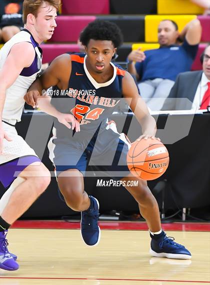 Thumbnail 3 in Rolling Hills Prep vs. Millennium (Hoophall West Tournament) photogallery.