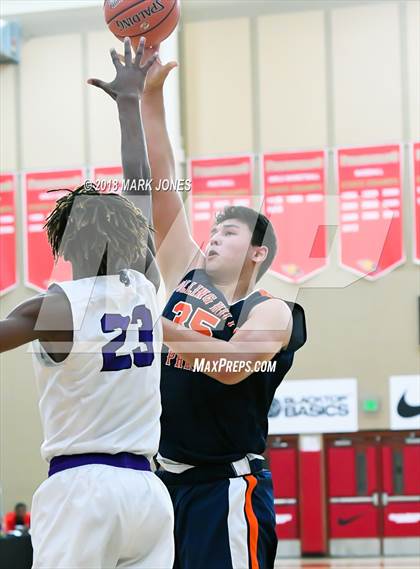 Thumbnail 2 in Rolling Hills Prep vs. Millennium (Hoophall West Tournament) photogallery.